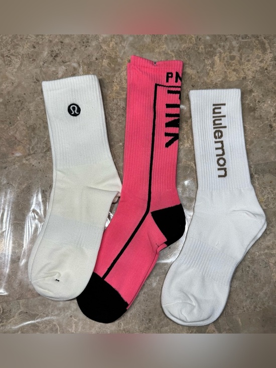 lululemon athletica Other - New Women’s Lululemon Athletica Socks and Pink sock set
3 pairs Size Medium